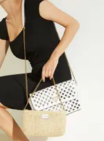 GUESS White Aqua Crossbody Bag