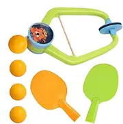 Hanging Table Tennis Trainer, Portable Table Tennis Training Equipment - Ping Pong Balls Training Sparring Practice Device - Portable Door Frame Table Tennis Game for Home, Nursery, Nursery