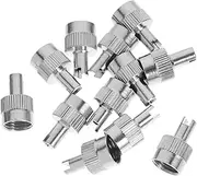 JECOMPRIS 12Pcs Tire Valve Caps Durable Stem Caps for Cars Trucks Suvs Bikes Easy Install Valve Covers to Protect Against Dust and Air Leaks