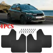 4PCS Mud Flaps Splash Guards Mudguards Mudflaps Matte For Dacia Sandero Stepway