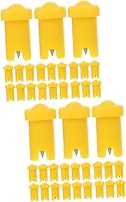 MERRYHAPY 2sets Eyelash Bottle Nozzles Bottle Needles Lash Extension Kit Diy Blocking Stainless Steel 100pcs*2