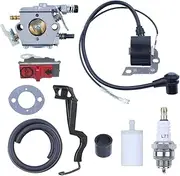 Carburetor Ignition Coil Fit for Husq/Varna 50 51 55 for Wal/bro WT-170 Replace OEM for 503281504 505316751 Chainsaw