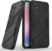 [JOJOBE] Horizontal Kickstand Case for Samsung Galaxy A55 5G Cover case Phone Holder with Vertical Kickstand Case Compatible with Samsung A55-Black