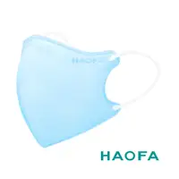 在飛比找蝦皮商城優惠-HAOFA氣密型99%防護立體口罩(N95效能)-粉藍色(3