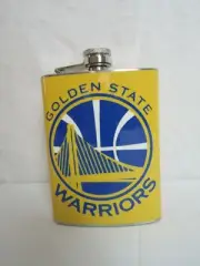 Golden State Warriors Steel 8oz. Hip Flask FB5GSW