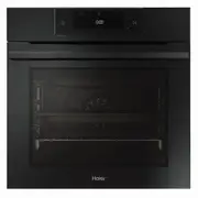 Haier 60cm Self-Cleaning Oven with Air Fry - Black