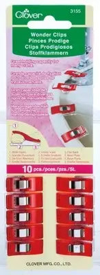 CLOVER 3155 Wonder 10-Piece Clips