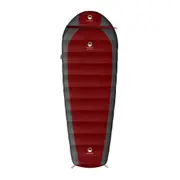 Domex Halo Plus Standard -17C Right Side Zipper Down Sleeping Bag Red/Charcoal