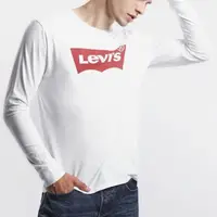 在飛比找蝦皮商城優惠-Levi's T恤 長袖上衣 男裝 LOGO款 T恤 長袖上