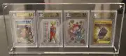 BECKETT BGS STANDARD SIZE QUAD GRADED CARD ACRYLIC DISPLAY FRAME STAND