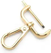 2pcs Detachable Snap Hook Swivel Clasp w/Screw Bar VT493 Bag Strap Hardware