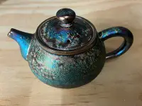 在飛比找Yahoo!奇摩拍賣優惠-七彩天目釉傳統形茶壺
