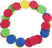 QUMIIRITY 90ct Foam Discs Set Dog Cat Toys Handheld Fans Interactive Games Portable for Birthday Parties