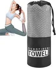 Fast Drying Beach Towel - Quick Dry Microfiber Bath Towel | Workout Gear, Portable Washing Cloth, Camping Accessories, Sandproof for Exercise Fitness
