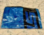 Selkirk Blue And Black Drawstring Bag. New