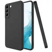 MCC For Samsung Galaxy S22+ Plus 5G Soft Liquid Silicone Shockproof Case Cover S906 [Black]