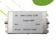 10MHz-1.5GHz RF Power Amplifier 32dB Gain 27dBm Shielded Output Broadband 12V