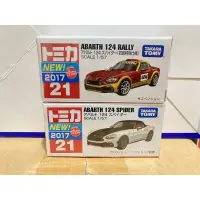 在飛比找蝦皮購物優惠-新車貼TOMICA NO.21 ABARTH 124 SPI