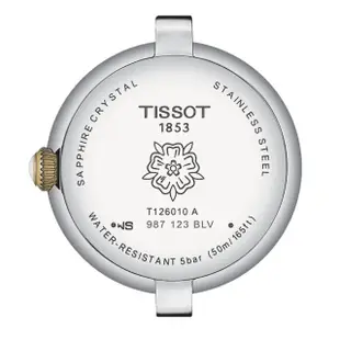 【TISSOT 天梭 官方授權】Bellissima 浪漫邂逅羅馬時尚腕錶 女錶 手錶 母親節 禮物(T1260102201300)