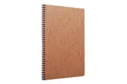 Age Bag Spiral Notebook A4 Lined Tobacco