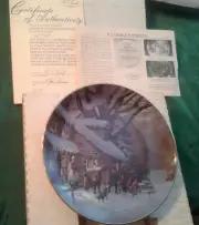"The Homecoming" by lloyd Garrison Collector Plate 1989 NIB 10148A w/COA