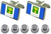[Select Gifts] Shirt Dress Studs Bnei Brak City Israel Flag Cufflinks