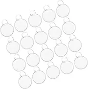 WEKADRIN Key Tags Metal Rings 200pcs Round Labels for Car Keys Writable Tags for Quick Identification