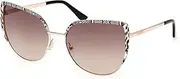 [GUESS] GU00217 28F Shiny Rose Gold 59/17/140 Women's Sunglasses, 28f Shiny Rose Gold, 59/17/140
