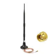 2.4 GHz 9dBi Omni WIFI Antenna extended cable SMA male 2 meters for Wireless