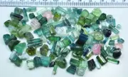 Beautiful Natural Multi Colors Tourmaline Rough Grade Good Quality 162 Carats