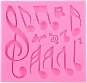 Music Notes Mould Candy Silicone Mould for Cake Decorating Polymer Clay Crafting
