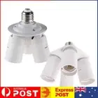3/4 in1E27 Base Socket Splitter Light Lamp Bulb Adapter Holder for Softbox AU