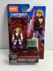 MEGA Construx Pro Builders Masters of the Universe “PRINCE ADAM” 18 Pieces, NEW!