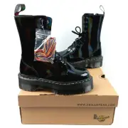 Dr Martens Jadon Hi Rainbow Boots Black Unisex US M6/W7 UK 5 EU 38 Platform New
