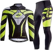 [sponeed] Men's Bicycle Clothing Long Sleeve for Road Bike Mountain Biking Pants Jersey
