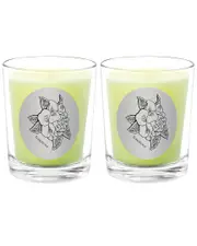 Qualitas Candles Gardenia Two Scented Beeswax Candle Set