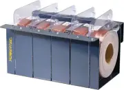 POWERTEC 4RA2101 Metal Abrasive Sanding Rolls | Sandpaper Dispenser with 5 Rolls