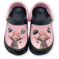 在飛比找momo購物網優惠-【樂樂童鞋】MIT台灣製安妮亞涼拖鞋(布希鞋 間諜家家酒 洞