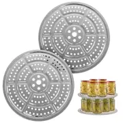 2-Pack 11-Inch Pressure Cooker Canner Rack / Canning Rack for Pressure Canner -