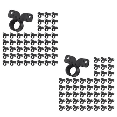 50 Pieces Pex Tubing Clamps Pipe Bracket Butterfly for Pex Copper Cpvc