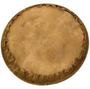 Natural Unbleached Goatskin Djembe Head 13 inch.