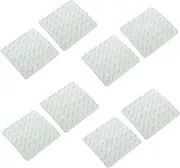 CORHAD 8pcs Double Sided Carpet Grippers Slip Rug Tape for Hardwood Tile Marble Floors Washable Removable Prevents Curling Sliding Easy to Cut for