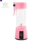 Mini Juicer Home Electric 6 Blades Portable Rechargeable Juice Cup Fruit Blender