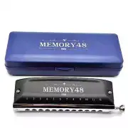 MEMORY48 chromatic harmonica C key, 12 holes 48-note harmonica, beginner