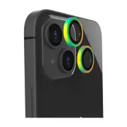 EFM Camera Lens Armour For iPhone 14 Plus - Rainbow