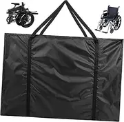DINHEAROM Collapsible Wheelchair Carrying Bag Foldable Storage with Quality Zipper Easy Clean Material Space Saving Design for Travel and Outdoor Use