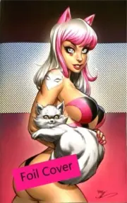 Miss Meow #5 Ale Garza Kickstarter Domestic Foil Cover (Meow AN) Merc Magazine