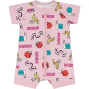 Bonds Baby Short Sleeve Zip Wondersuit Romper size 0000 Colour Ladybug