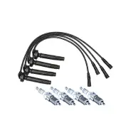 Bosch 4 Spark Plugs+Lead Kit for Subaru Impreza GD GG Liberty BE BH Legacy F4