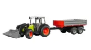 1/16 Claas Nectis 267 F With Frontloader And Trailer by Bruder 02112